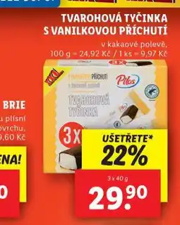 Lidl Tvarohová tyčinka s vanilkovou příchutí nabídka