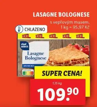 Lidl Lasagne bolognese nabídka