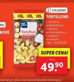 Lidl Tortelloni nabídka