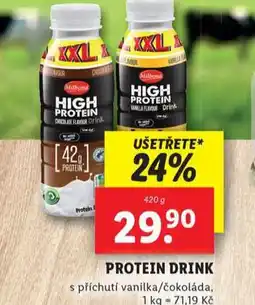 Lidl Protein drink nabídka