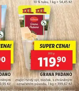 Lidl Grana padano nabídka