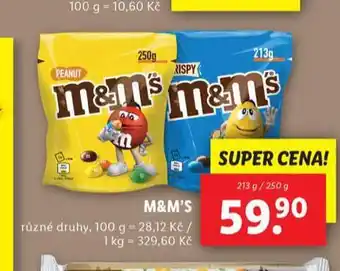 Lidl M&m's nabídka