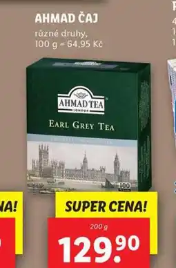 Lidl Ahmad čaj nabídka