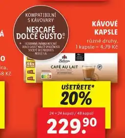 Lidl Kávové kapsle nabídka