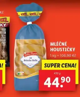 Lidl Mléčné houstičky nabídka