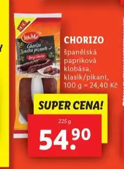 Lidl Chorizo nabídka