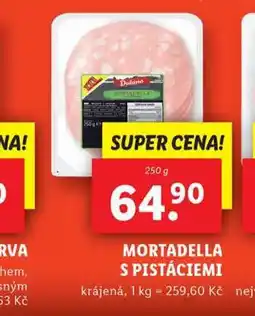 Lidl Mortadella s pistáciemi nabídka
