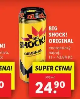 Lidl Big shock! energetický nápoj nabídka