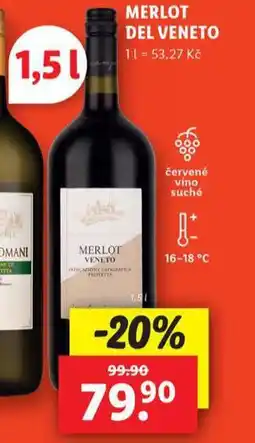 Lidl Merlot del veneto nabídka