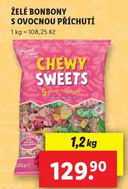 Lidl Želé bonbony s ovocnou příchutí nabídka