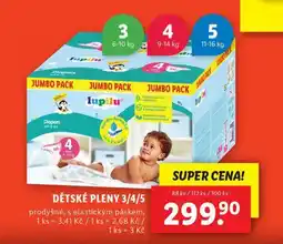 Lidl Dětské pleny nabídka