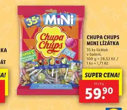 Lidl Chupa chups mini lízátka nabídka