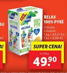 Lidl Relax 100% pyré nabídka