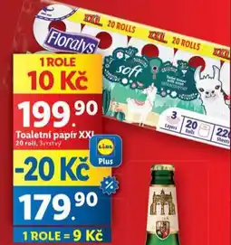 Lidl Floralys toaletní papír nabídka