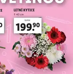 Lidl Letní kytice nabídka
