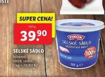 Lidl Selské sádlo nabídka