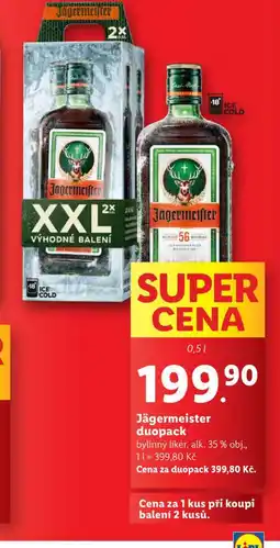 Lidl Jagermeister nabídka