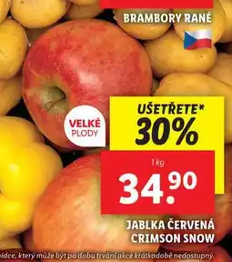 Lidl Jablka nabídka