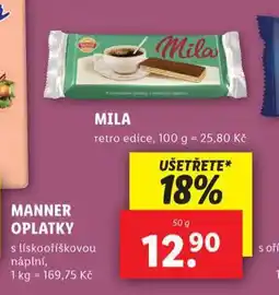Lidl Mila nabídka