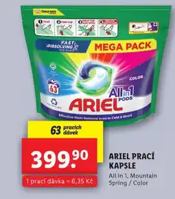 Lidl Ariel prací prostředek nabídka