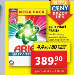 Lidl Ariel prací prostředek nabídka