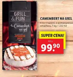 Lidl Camembert na gril nabídka