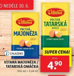 Lidl Vitana tatarská omáčka nabídka