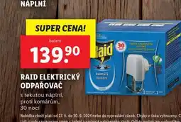 Lidl Raid elektrický odpařovač nabídka