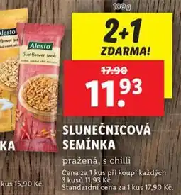 Lidl Slunečnicová semínka nabídka