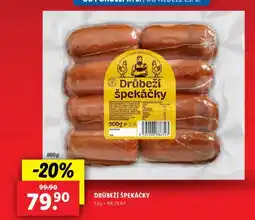 Lidl Drůbeží špekáčky nabídka