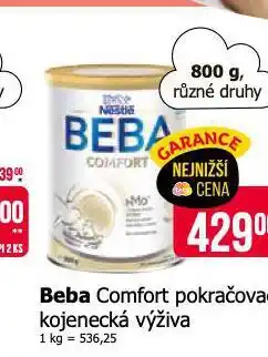 Teta Beba comfort pokračovací kojenecká výživa nabídka