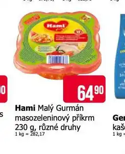 Teta Hami malý gurmán nabídka