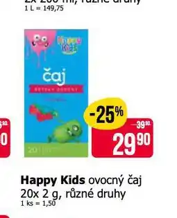 Teta Happy kids ovocný čaj nabídka