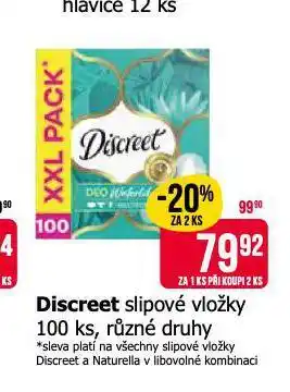 Teta Discreet slipové vložky nabídka