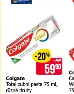 Teta Colgate total zubní pasta nabídka