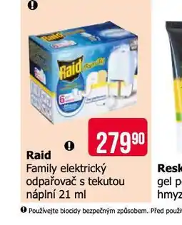 Teta Raid family elektrický odpařovač s tekutou náplní nabídka