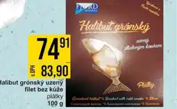 Jip Halibut grónský uzený filet bez kůže nabídka