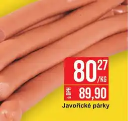 Jip Javořické párky nabídka