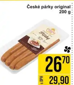 Jip České párky original nabídka