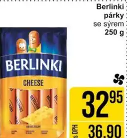 Jip Berlinki párky nabídka
