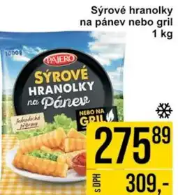 Jip Sýrové hranolky na pánev nebo gril nabídka