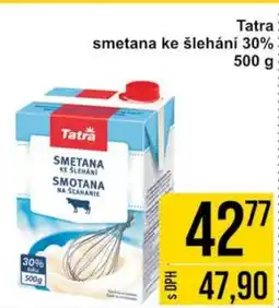 Jip Tatra smetana ke šlehání 30% nabídka