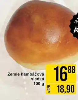 Žemle hambáčová sladká