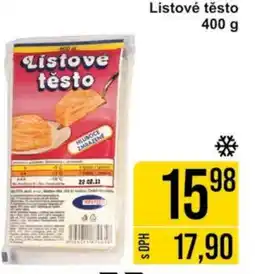 Jip Listové těsto nabídka