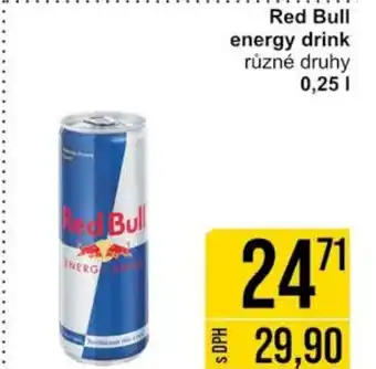 Jip Red Bull energy drink nabídka