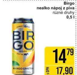 Jip Birgo nealko nápoj z piva nabídka