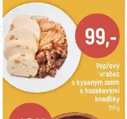 Globus Vepřový vrabec s kysaným zelím a houskovými knedlíky 150g nabídka