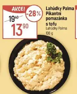 Globus Lahůdky Palma Pikantní pomazánka s tofu nabídka
