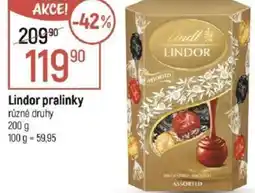 Globus Lindor pralinky nabídka