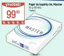 Globus Papír do kopírky A4, Master nabídka